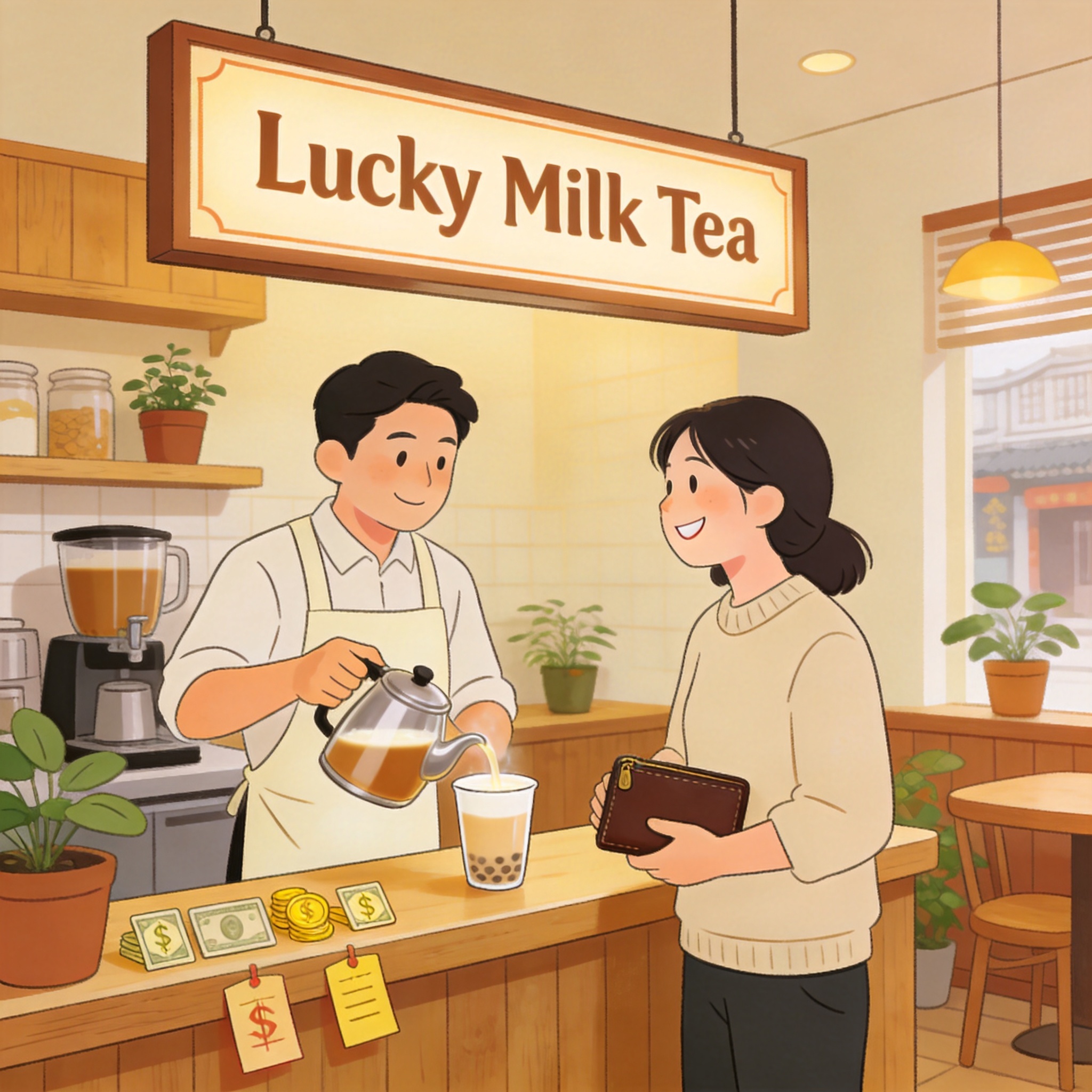 奶茶店股票故事